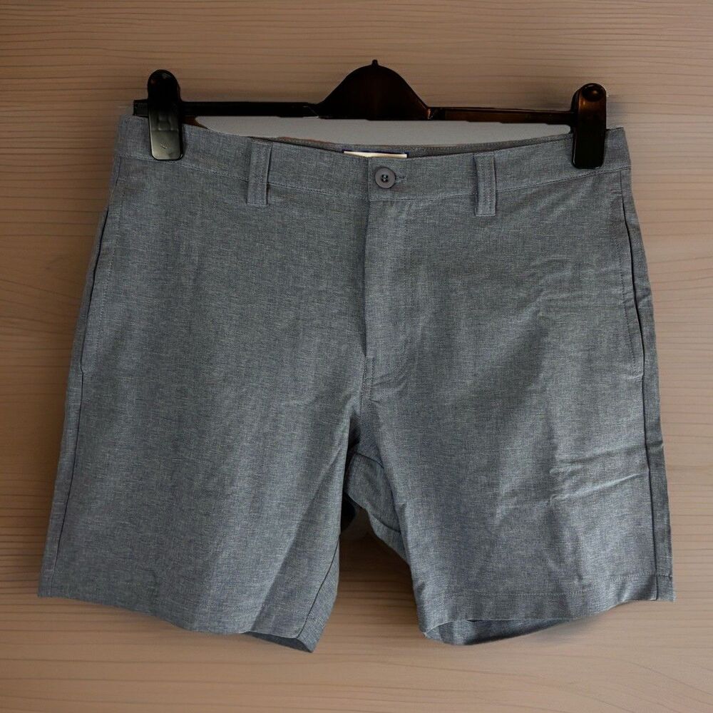 NWT Maelreg Performance Proflex Golf Shorts Men's Size 37x7 Chambray Blue
